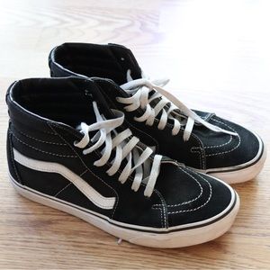 vans high top black men’s size 8